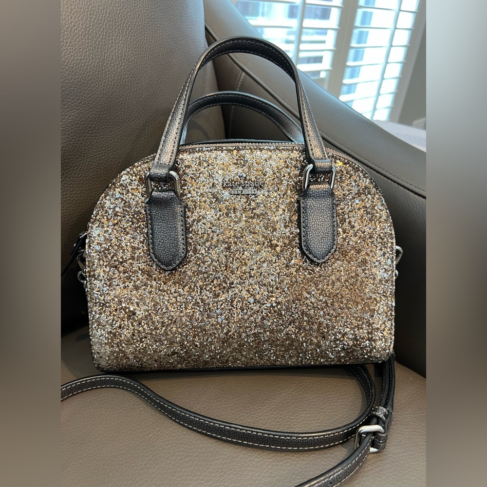 Kate Spade New York LAUREL WAY GLITTER MINI REILEY SATCHEL